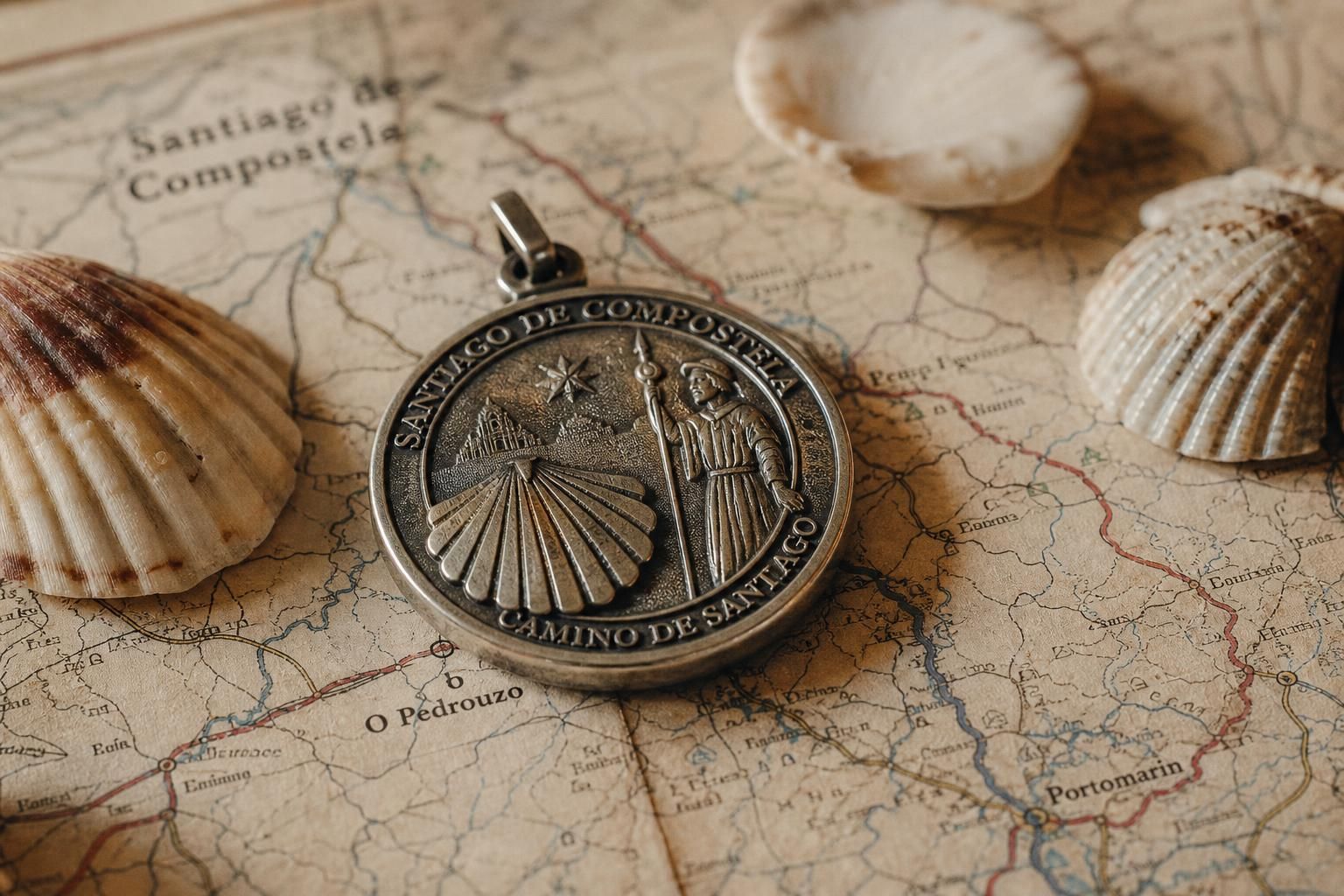 découvrez l'histoire et la signification de la médaille saint jacques de compostelle, un symbole de pèlerinage et de spiritualité associé au célèbre chemin de compostelle.