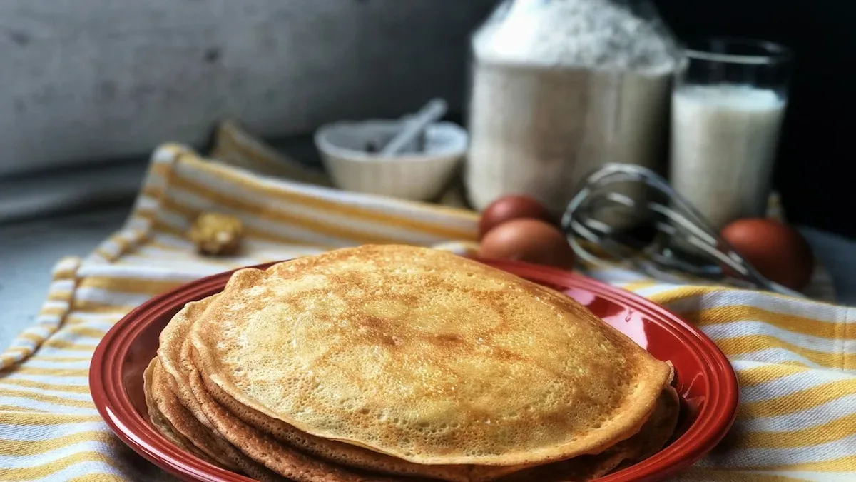 crepe recette facile — Crêpe recette facile : la pâte pour 1 litre de lait
